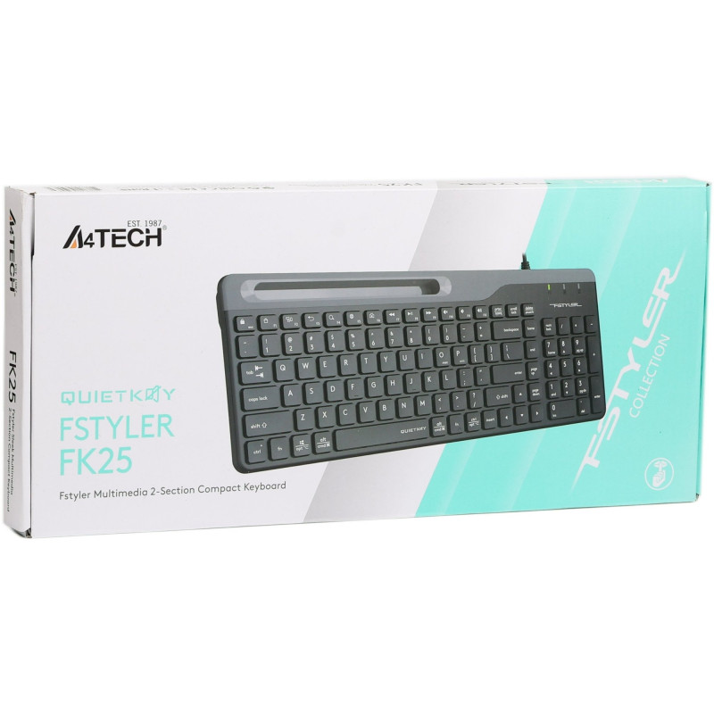 Клавіатура A4Tech FK25 USB Black