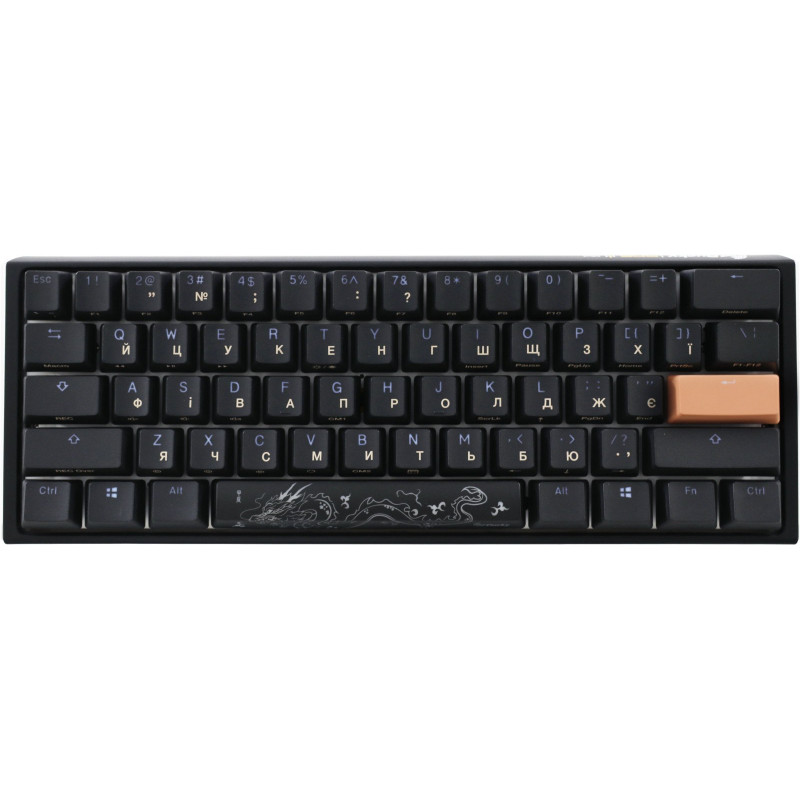Клавіатура Ducky One 3 Mini Cherry MX Brown RGB Black UA (DKON2161ST-BUAPXCLAWSC1)