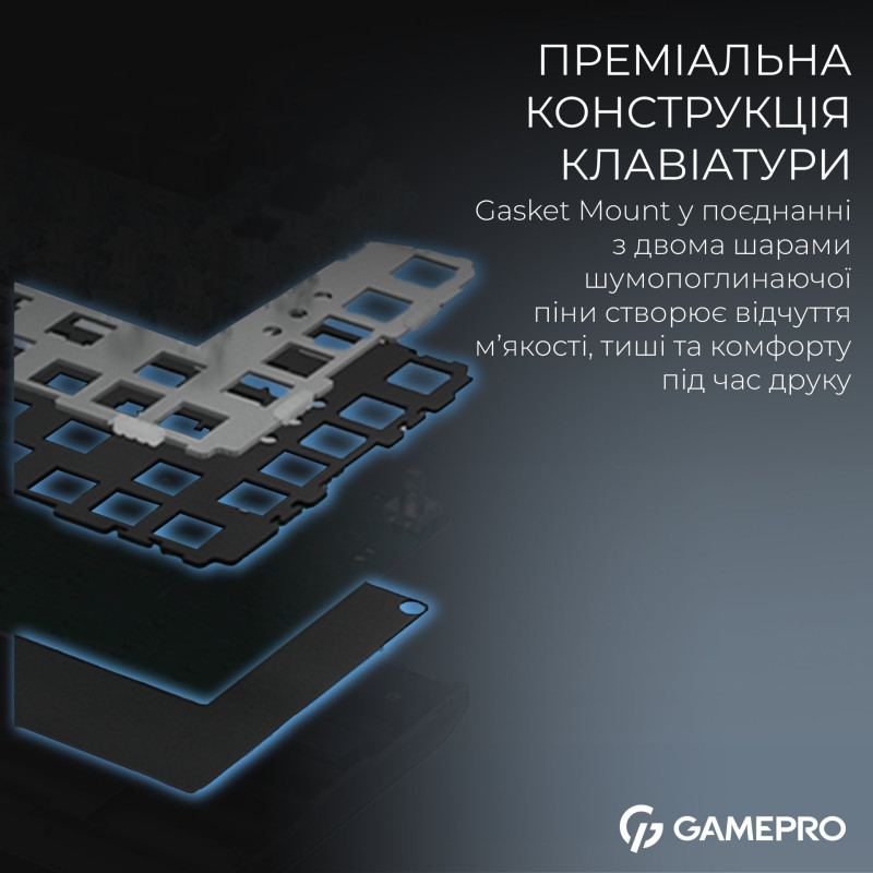 Клавіатура GamePro Asgard Valhalla MAX 75% Magnetic switche (MK160B MAX)