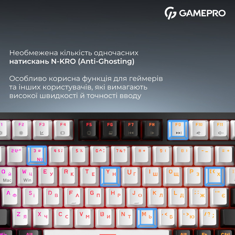 Клавіатура GamePro Asgard Valhalla MAX 75% Magnetic switche (MK160B MAX)