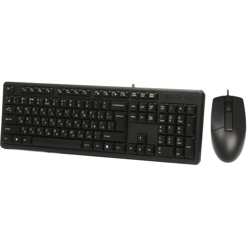 Комплект A4Tech KK-3330 USB Black (KK-3330 Black)