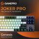 Клавіатура GamePro Genesis Joker MK124G Pro Outemu Red Switch Wireless/Bluetooth/USB UA Gray (MK124G Pro)