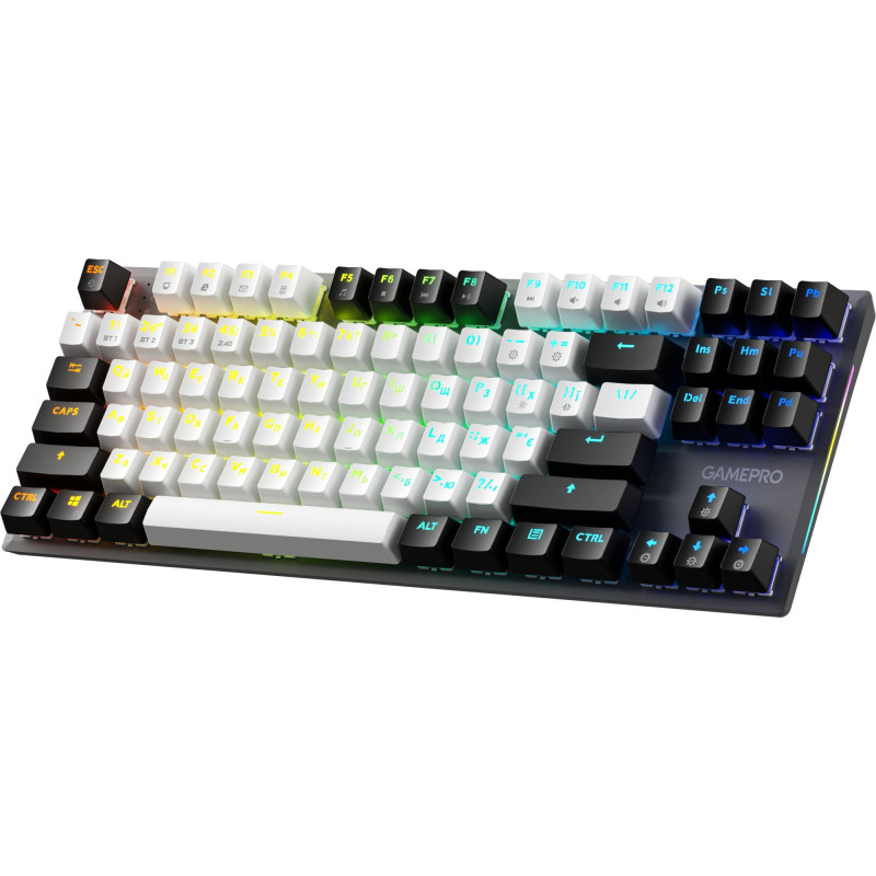 Клавіатура GamePro Genesis Joker MK124G Pro Outemu Red Switch Wireless/Bluetooth/USB UA Gray (MK124G Pro)