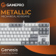 Клавіатура GamePro Genesis Metallic MK110G Outemu Red Switch USB UA White (MK110G)