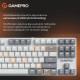 Клавіатура GamePro Genesis Metallic MK110G Outemu Red Switch USB UA White (MK110G)