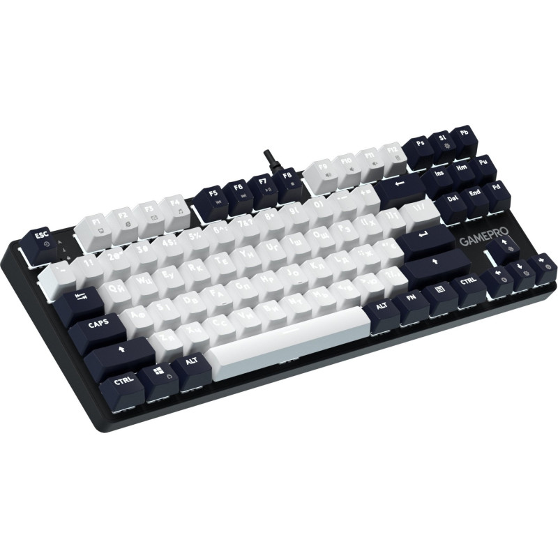 Клавіатура GamePro Genesis Metallic MK110B Outemu Red Switch USB UA Black (MK110B)