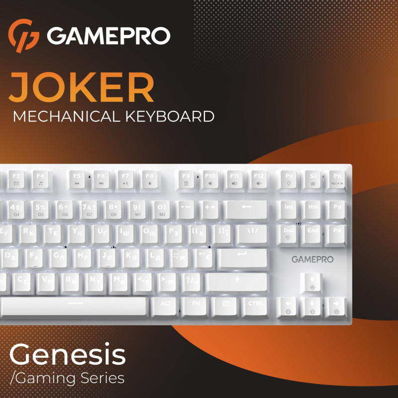 Клавіатура GamePro Genesis Joker (MK124W)