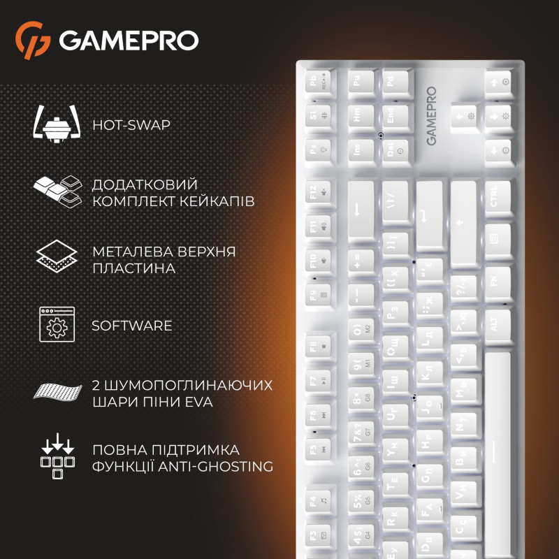 Клавіатура GamePro Genesis Joker (MK124W)