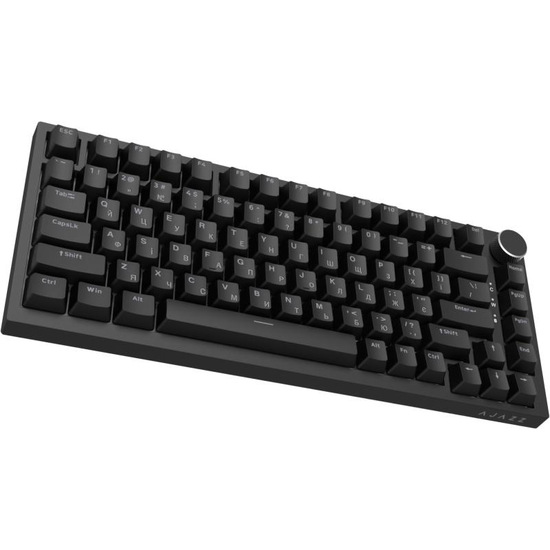Клавіатура Ajazz AK820 Red Switch USB-C UA Black (AK820-R-B)