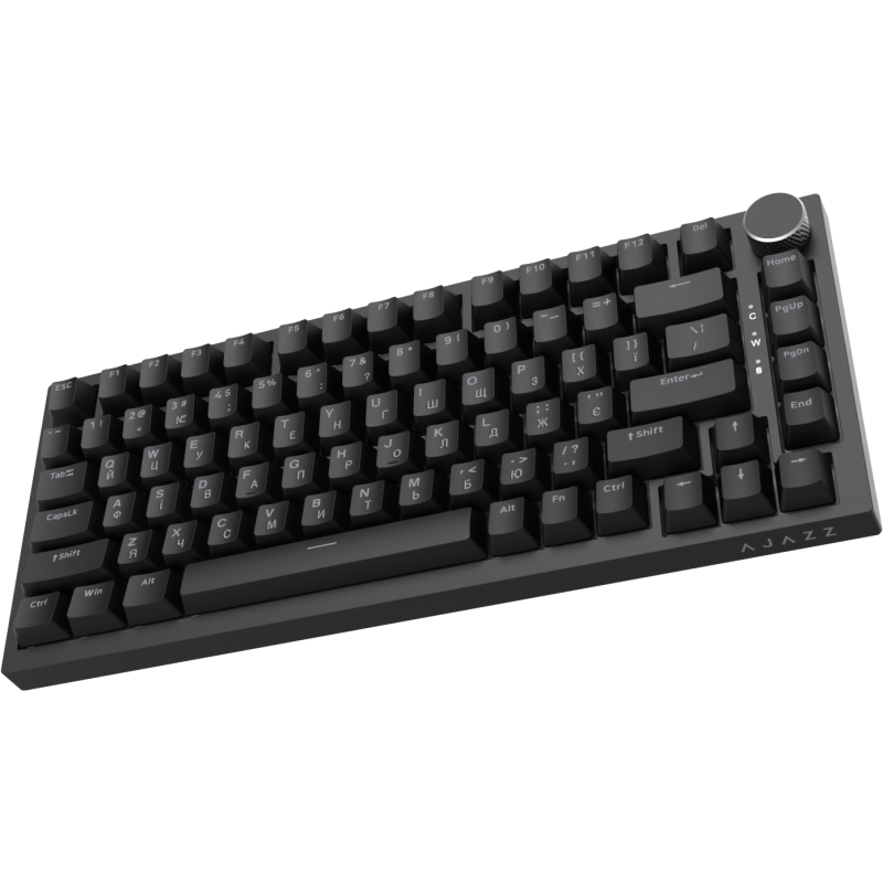 Клавіатура Ajazz AK820 Red Switch USB-C UA Black (AK820-R-B)