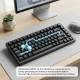 Клавіатура Ajazz AK820 Red Switch USB-C UA Black (AK820-R-B)