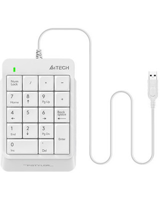 Клавіатура A4Tech K13P Fstyler Numeric Keypad White (FK13P (White))