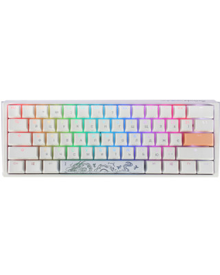 Клавіатура Ducky One 3 Mini Cherry MX Red RGB White UA (DKON2161ST-RUAPXPWWWSC1)