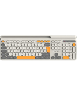 Клавіатура Canyon HKB-W03 Wireless UA Beige (CNS-HKBW03BG)