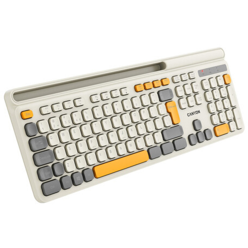 Клавіатура Canyon HKB-W03 Wireless UA Beige (CNS-HKBW03BG)
