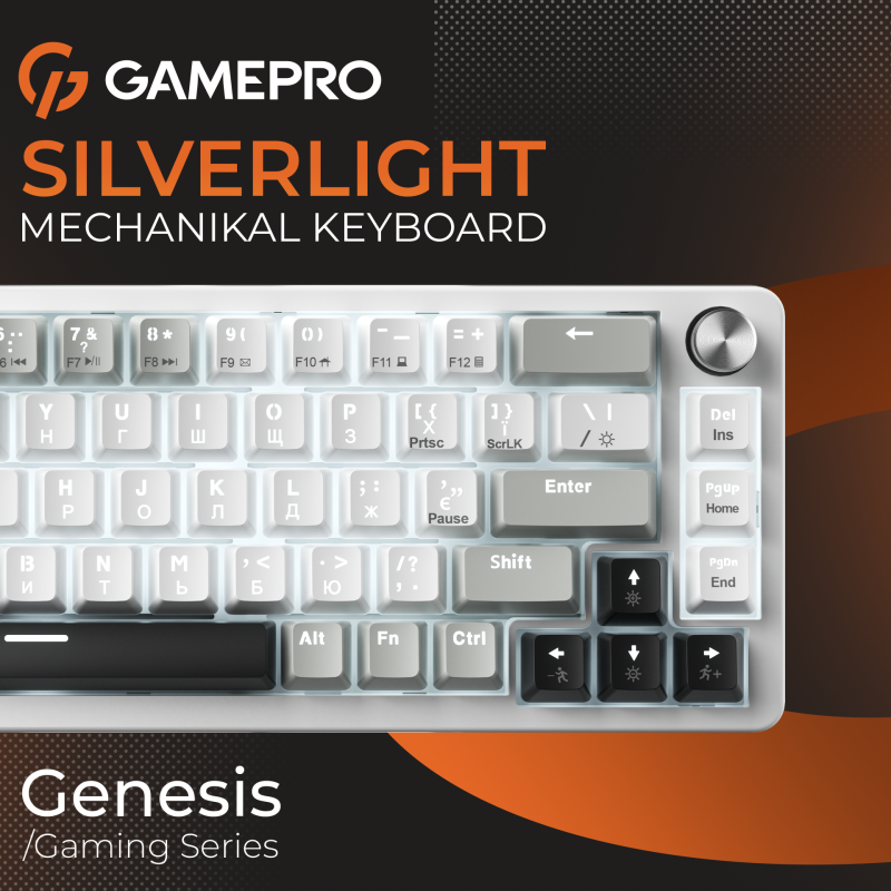 Клавіатура GamePro Genesis Silverlight USB-C (MK116)