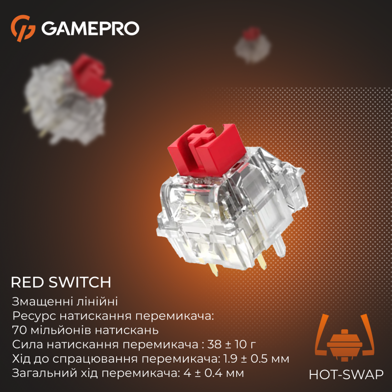 Клавіатура GamePro Genesis Silverlight USB-C (MK116)