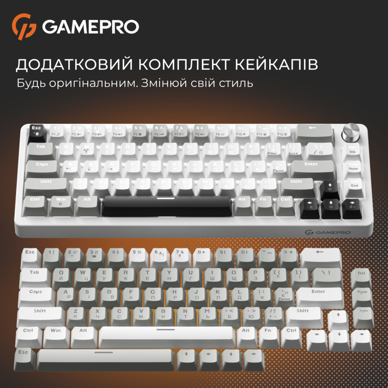 Клавіатура GamePro Genesis Silverlight USB-C (MK116)