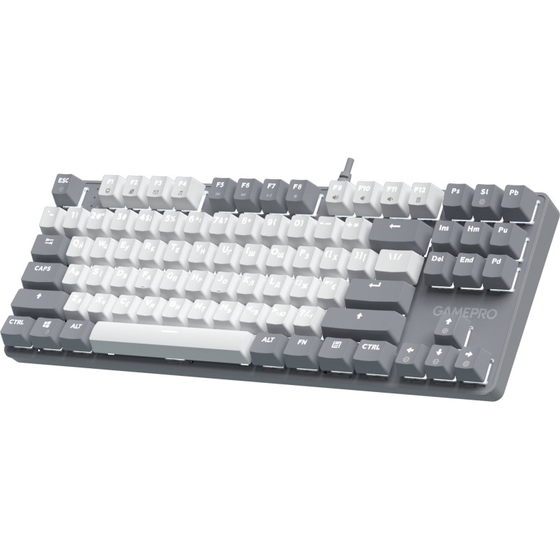Клавіатура GamePro Genesis Metallic MK110G Outemu Red Switch USB UA Gray (MK110G)