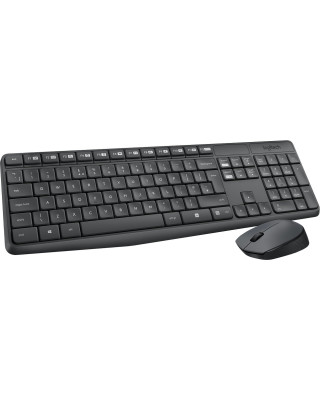 Комплект Logitech MK235 Grey USB (920-007931)