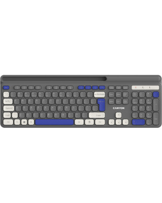 Клавіатура Canyon HKB-W03 Wireless UA Grey (CNS-HKBW03DG)