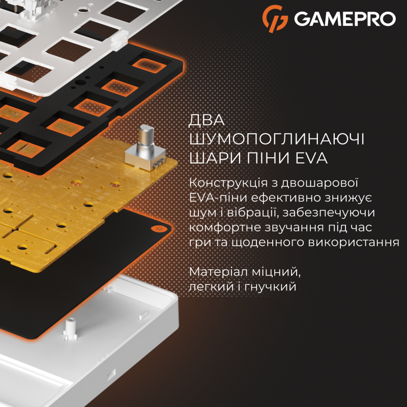 Клавіатура GamePro Genesis Silverlight USB-C (MK126)