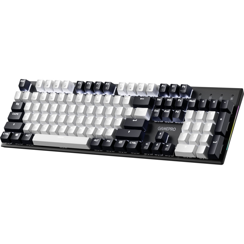 Клавіатура GamePro Genesis Metallic MK144B Outemu Red Switch USB UA Black (MK144B)