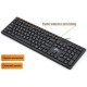 Клавіатура Frime Choco Choco Black USB (FKB0223)