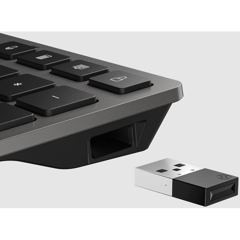 Клавіатура HP 720 Multi-Device Rechargeable WL/BT, EN/UK Black (9T5B1AA)