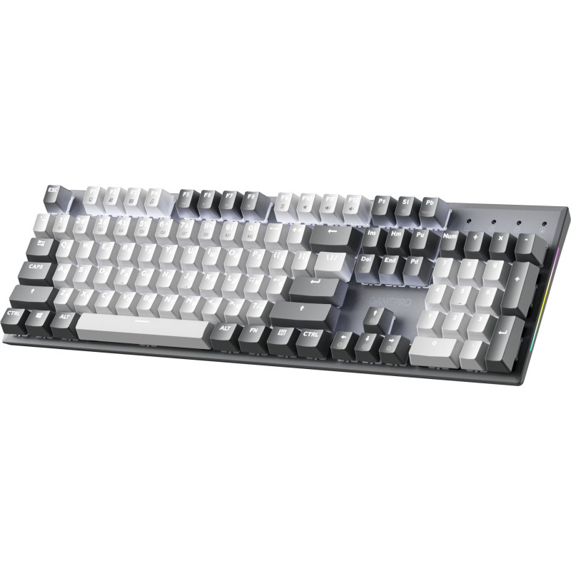 Клавіатура GamePro Genesis Metallic MK144G Outemu Red Switch USB UA Gray (MK144G)
