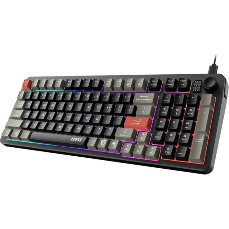 Клавіатура MSI FORGE GK110 Black (S11-04UA226-HH9)
