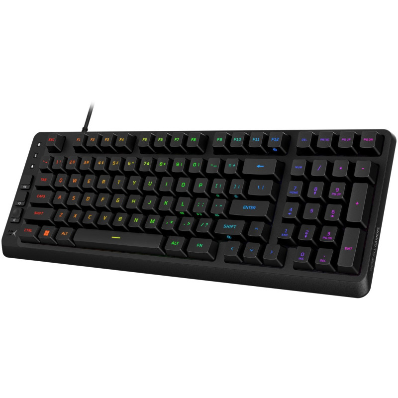 Клавіатура дротова HyperX Eve 1800 USB RGB Black (B7JE0AA)