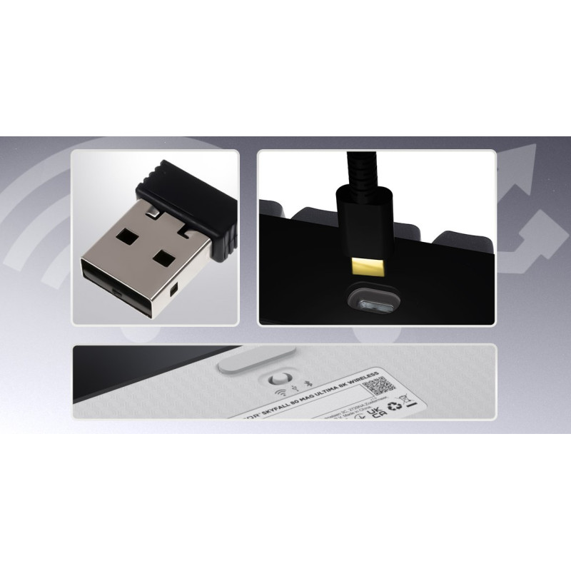 Клавіатура Hator Skyfall 80 MAG ULTIMA 8K Wireless Black (HTK3880UA)