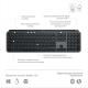 Клавиатура Logitech MX Keys S Wireless UA Graphite (920-011593)