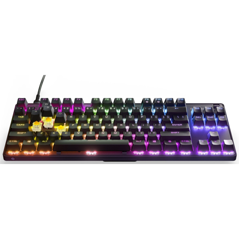 Клавіатура SteelSeries Apex 9 TKL RGB Linear OptiPoint Optical (64847) USB Black