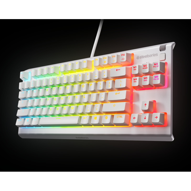 Клавіатура SteelSeries Apex 3 TKL UA White (64819)
