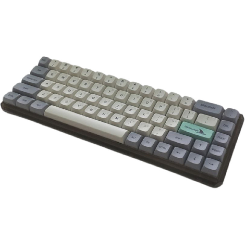 Бездротова клавіатура Motospeed Darmoshark K5 Gateron Silver Pro Light Gray (dmk5lgspro)
