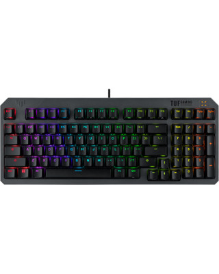 Клавіатура ASUS TUF Gaming K3 Gen II UKR Opti-Mech RGB Red Switches (90MP0390-BKMA00)