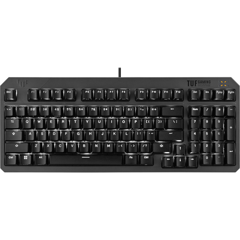 Клавіатура ASUS TUF Gaming K3 Gen II UKR Opti-Mech RGB Red Switches (90MP0390-BKMA00)