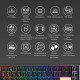 Клавіатура Ducky One 3 SF Cherry MX Red RGB Black UA (DKON2167ST-RUAPXCLAWSC1)