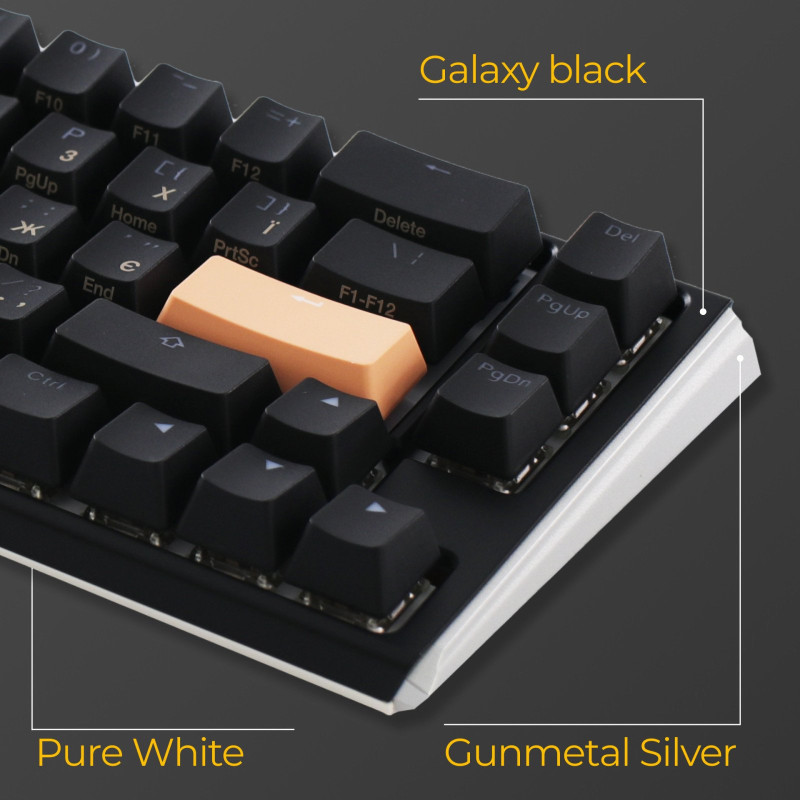 Клавіатура Ducky One 3 SF Cherry MX Red RGB Black UA (DKON2167ST-RUAPXCLAWSC1)