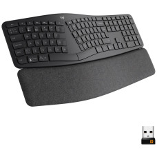 Клавіатура Logitech ERGO K860 Bluetooth/Wireless UA Black (920-010108)