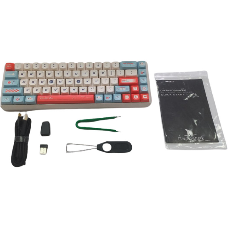 Бездротова клавіатура Motospeed Darmoshark K5 Gateron Yellow Pro Custom (dmk5cgypro)