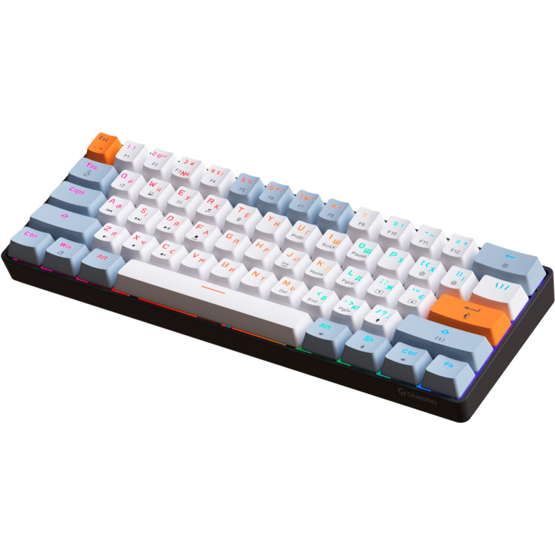 Клавіатура GamePro MK130R Hot-Swap Red Switch RGB USB UA Black (MK130R)