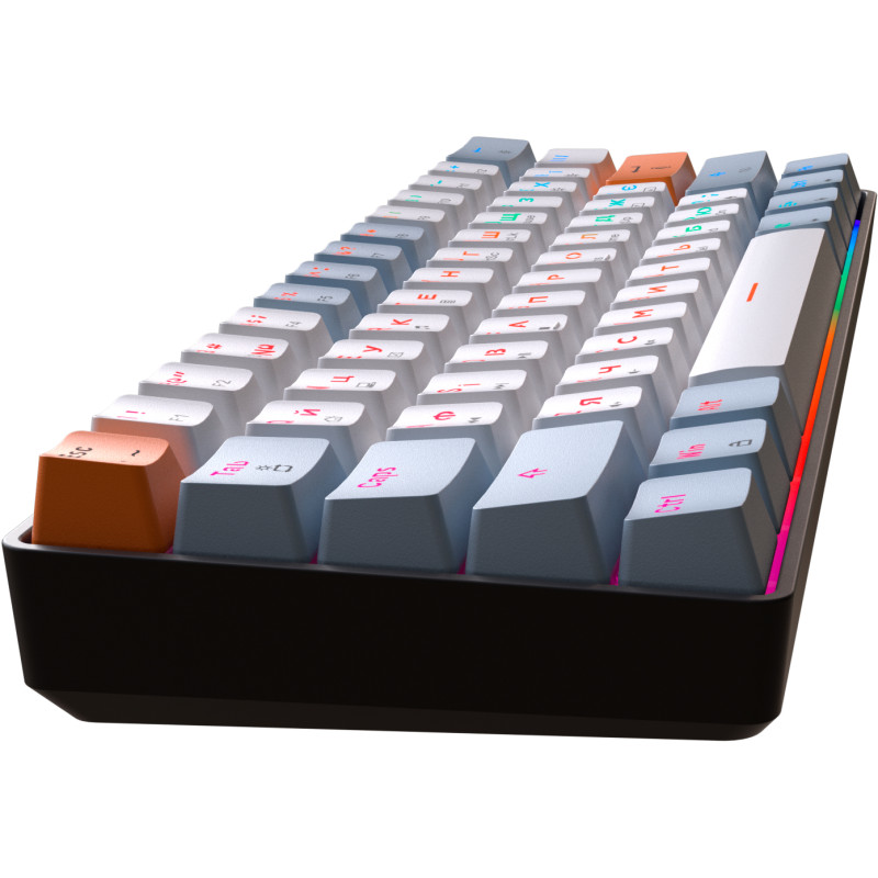 Клавіатура GamePro MK130R Hot-Swap Red Switch RGB USB UA Black (MK130R)