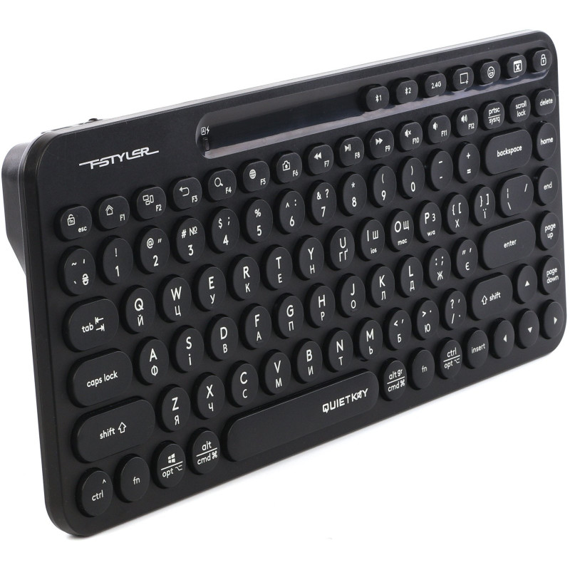Клавіатура A4Tech FBK36C Wireless/Bluetooth Black (4711421000222)