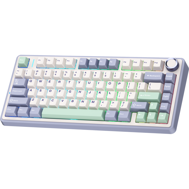 Клавіатура Aula F75 White (6948391208640)