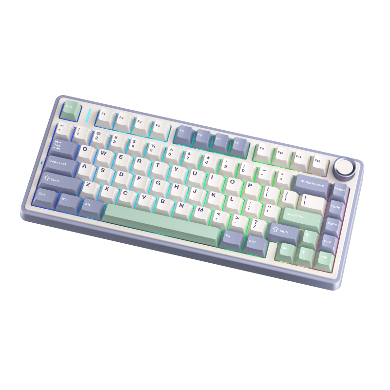 Клавіатура Aula F75 White (6948391208640)