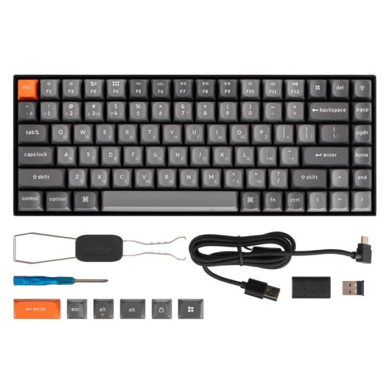 Клавіатура Keychron K2 Max 84Key K Super Red RGB (K2M-J1-UA)