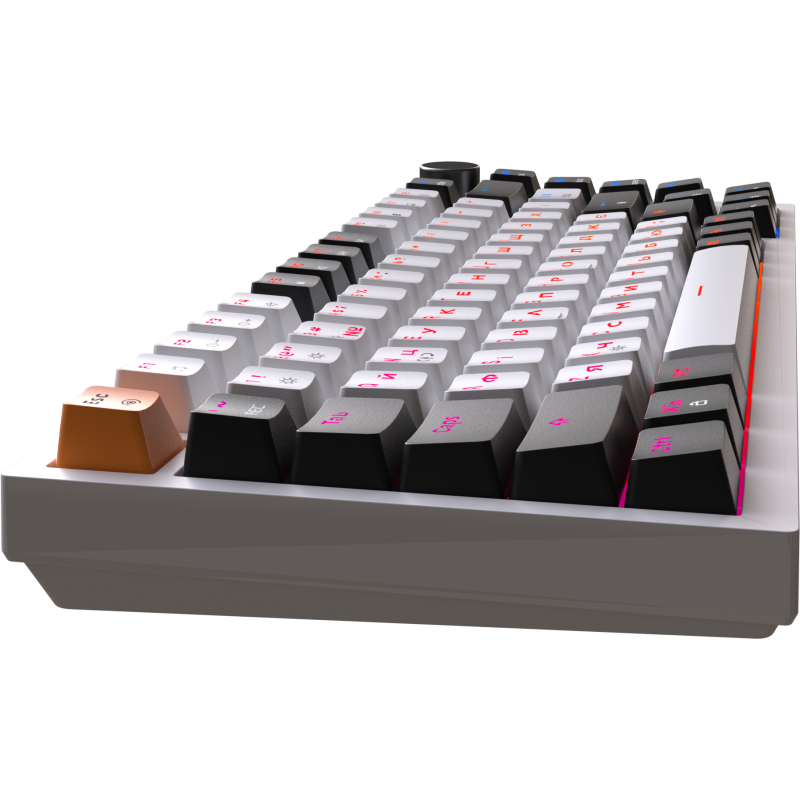 Клавіатура GamePro MK160W Hot-Swap Red Switch RGB USB UA White (MK160W)